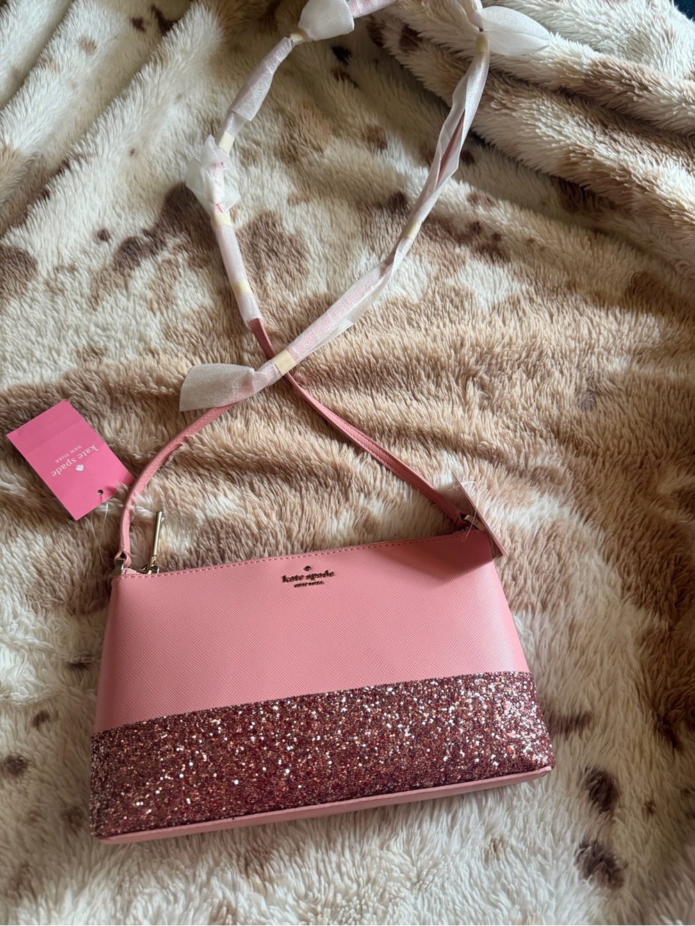kate spade Pink Glitter-Bottom Crossbody Bag